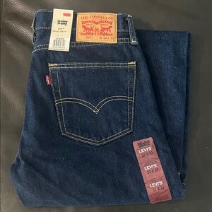NWT: Levi's 505 Men's Dark Indigo Straight Jeans